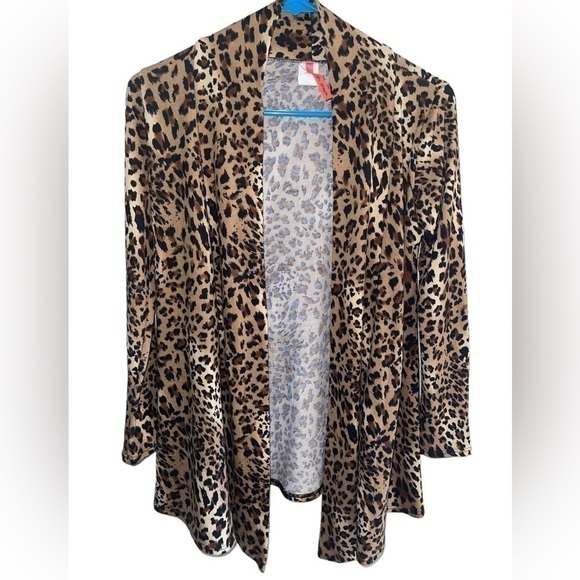 Sweaters - 𝅺BOUTIQUE PURCHASED CHEETAH CARDIGAN SIZE SMALL